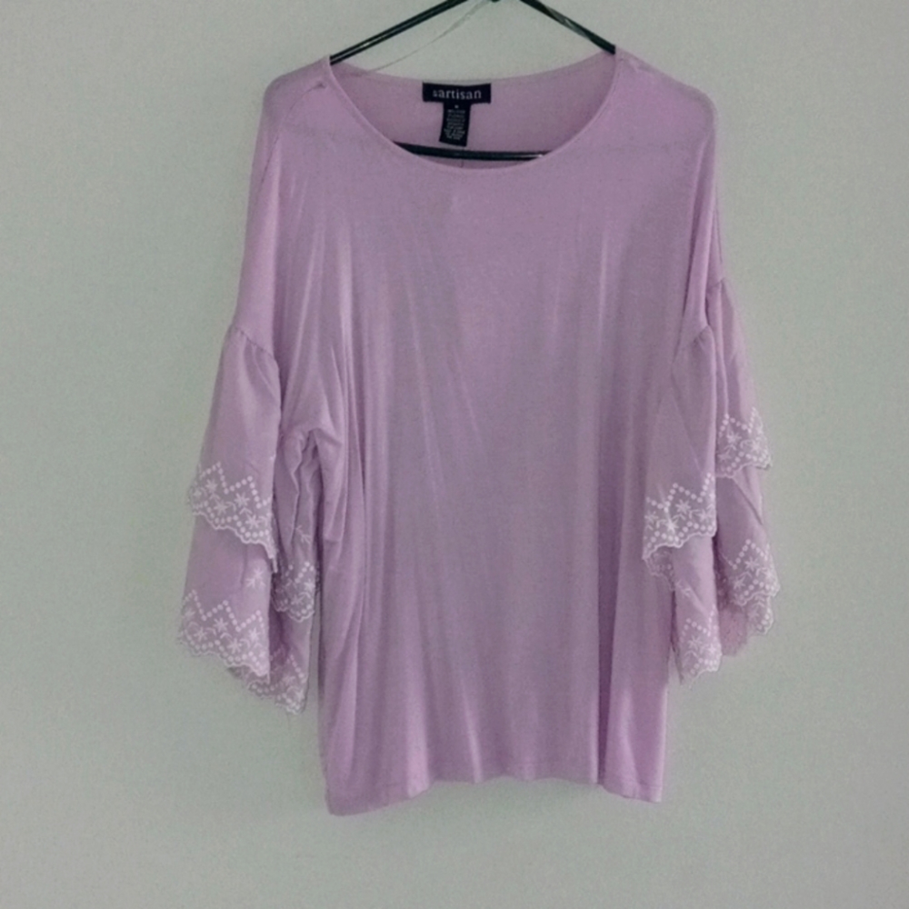 Artisan bell sleeve top